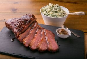 MOLASSES AND HORSERADISH GLAZED CORNED BEEF