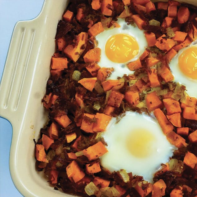 Sweet Potato Corned Beef Hash