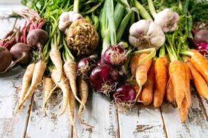 STOUT ROASTED ROOT VEGETABLES WITH CORNED BEEF