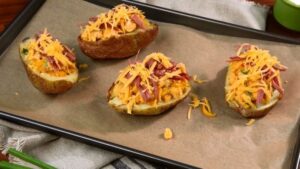 CORNED BEEF STUFFED POTATOES