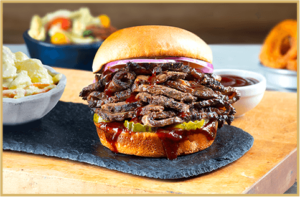 thick-sliced beef brisket